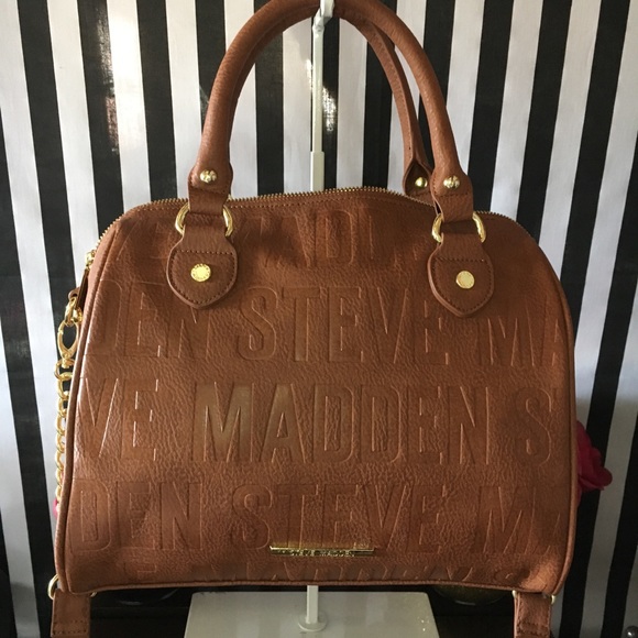 steve madden cognac purse
